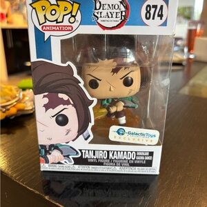 Funko Pop Tanjiro Kamado with Green and Brown